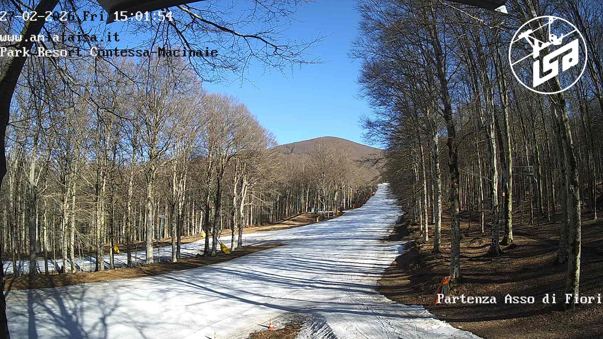 immagine della webcam nei dintorni di San Quirico d'Orcia: webcam Monte Amiata