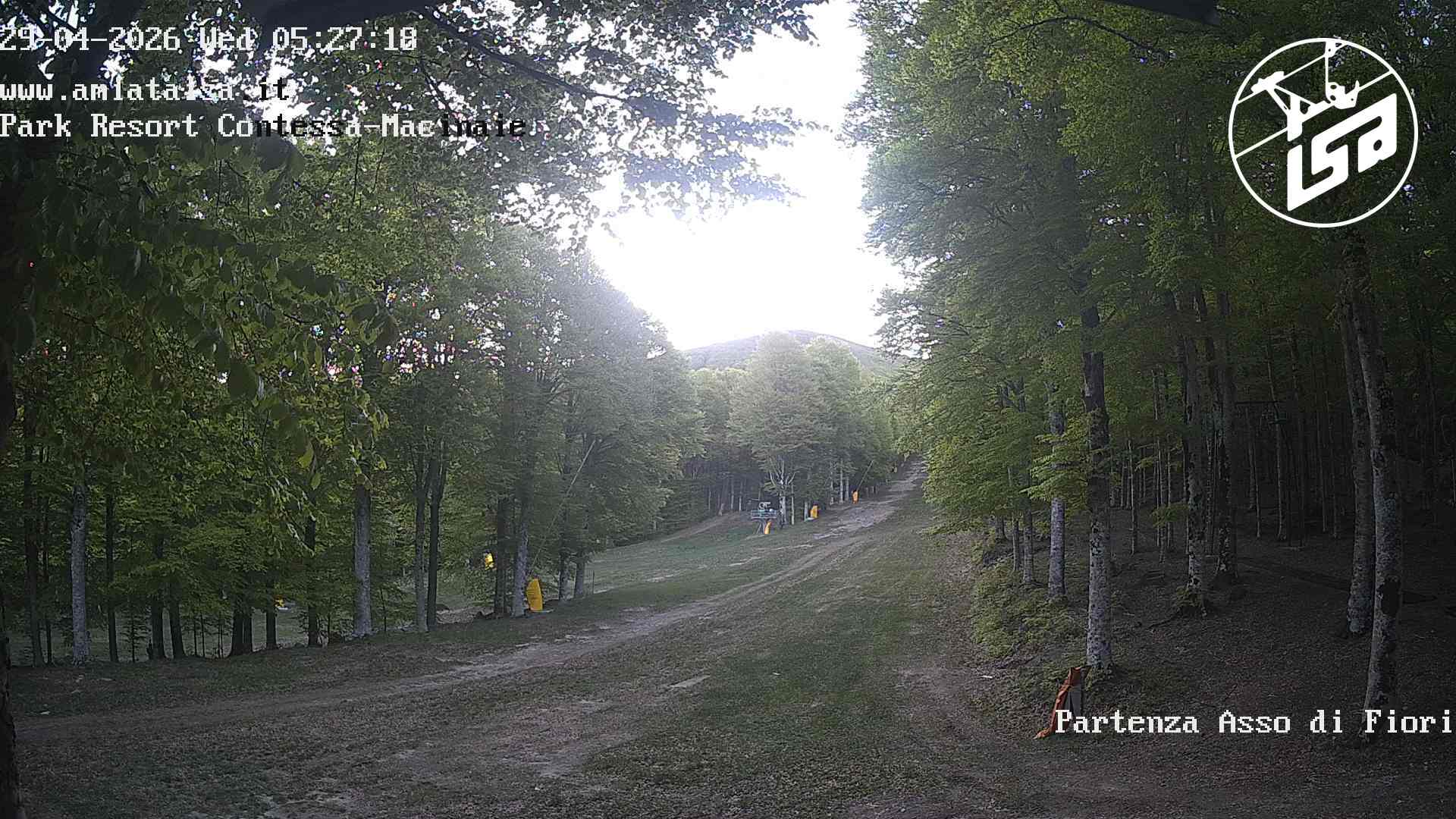 immagine della webcam nei dintorni di Castell'Azzara: webcam Monte Amiata