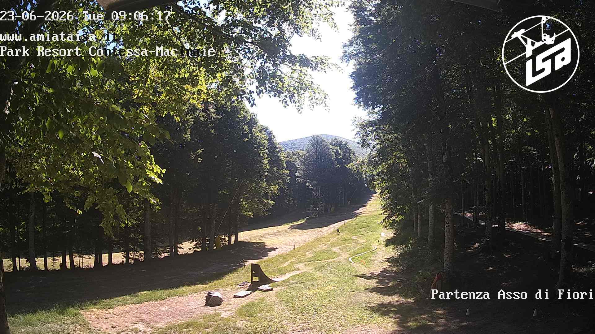 immagine della webcam nei dintorni di Monte Amiata: webcam Castel del Piano
