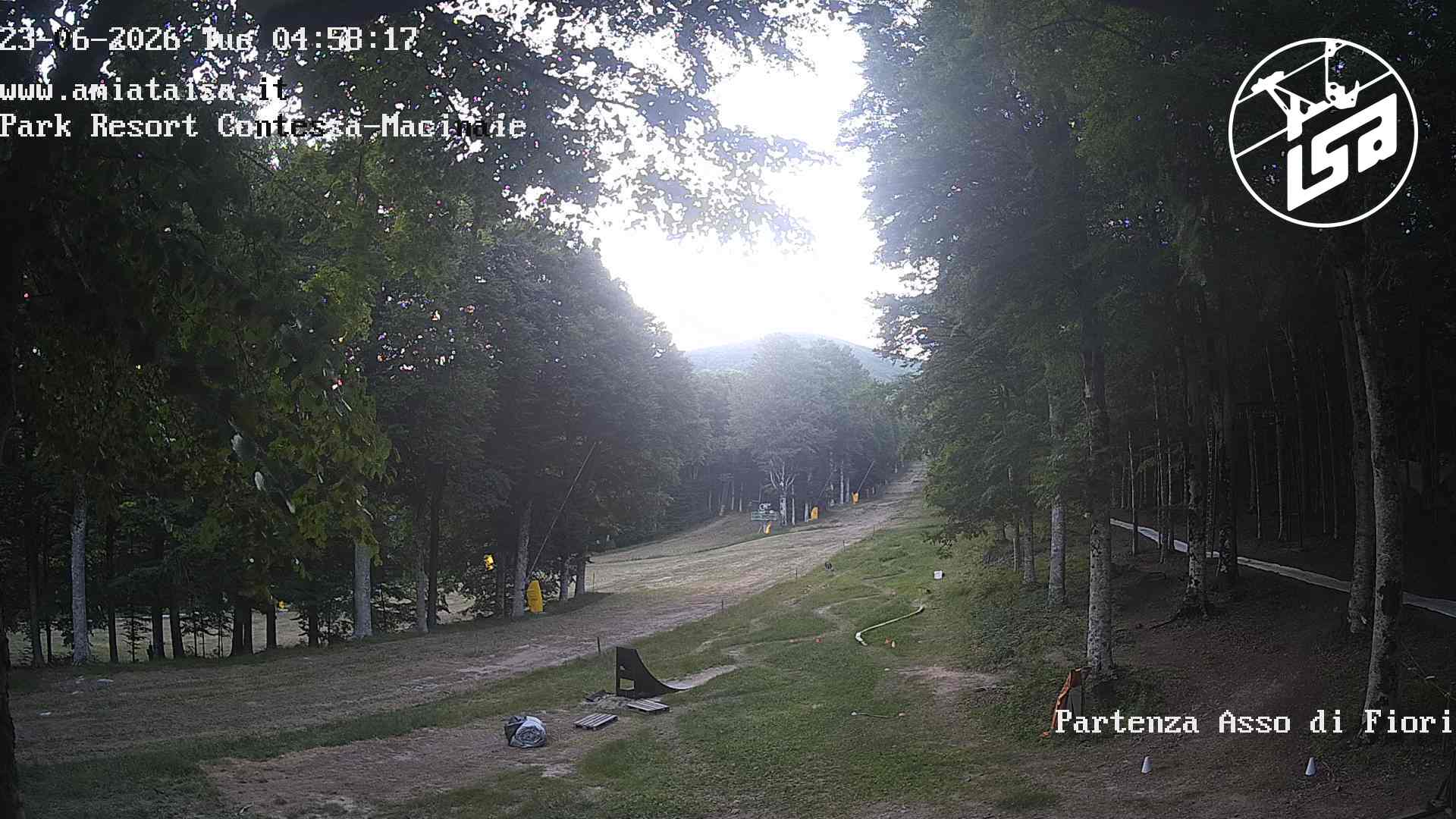 immagine della webcam nei dintorni di Abbadia San Salvatore: webcam Monte Amiata