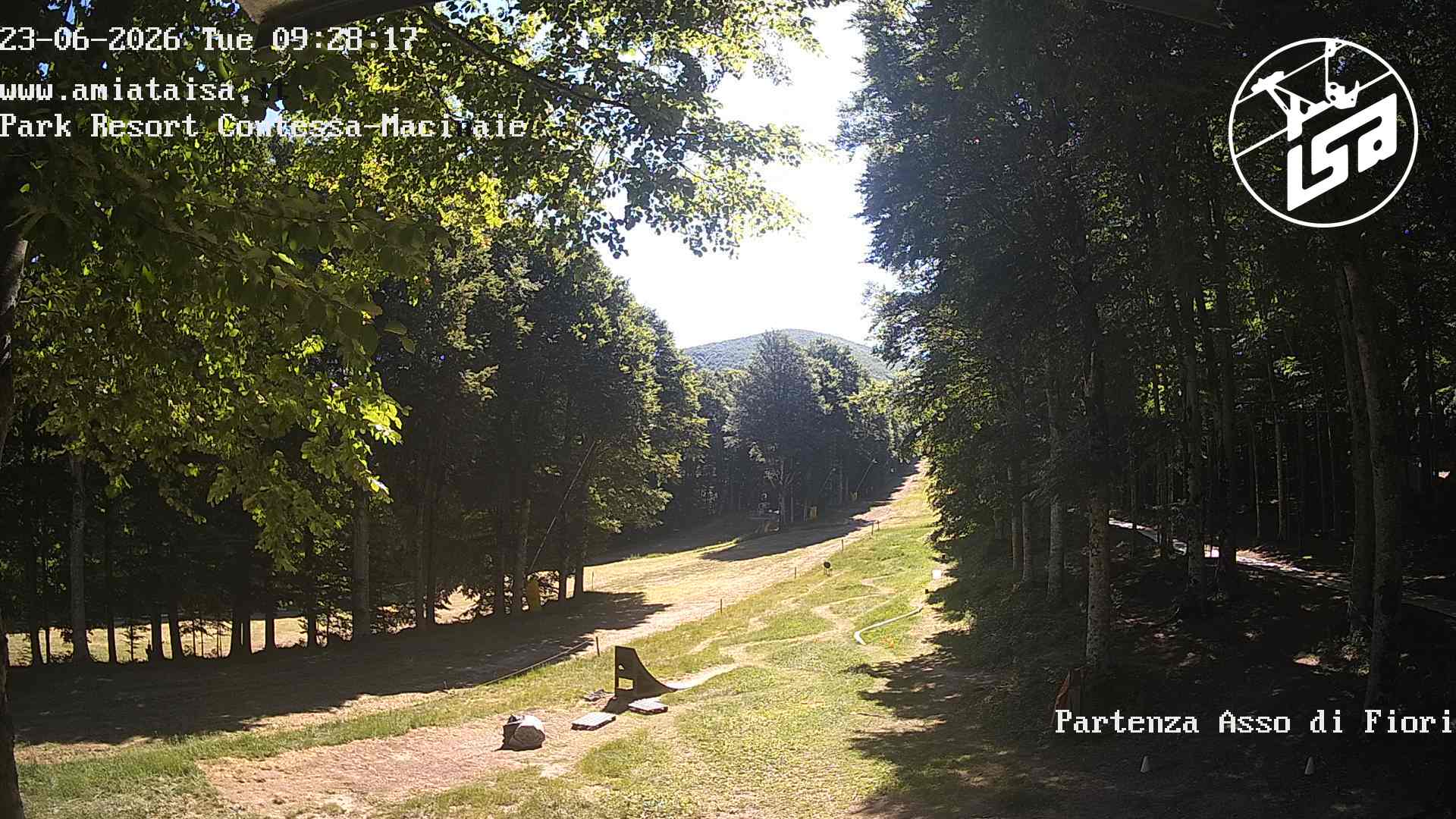 immagine della webcam nei dintorni di Abbadia San Salvatore: webcam Monte Amiata