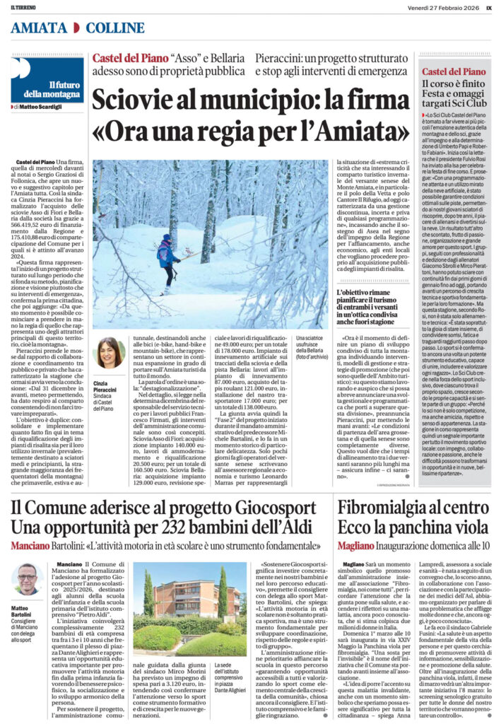 Rassegna stampa marzo 2026
